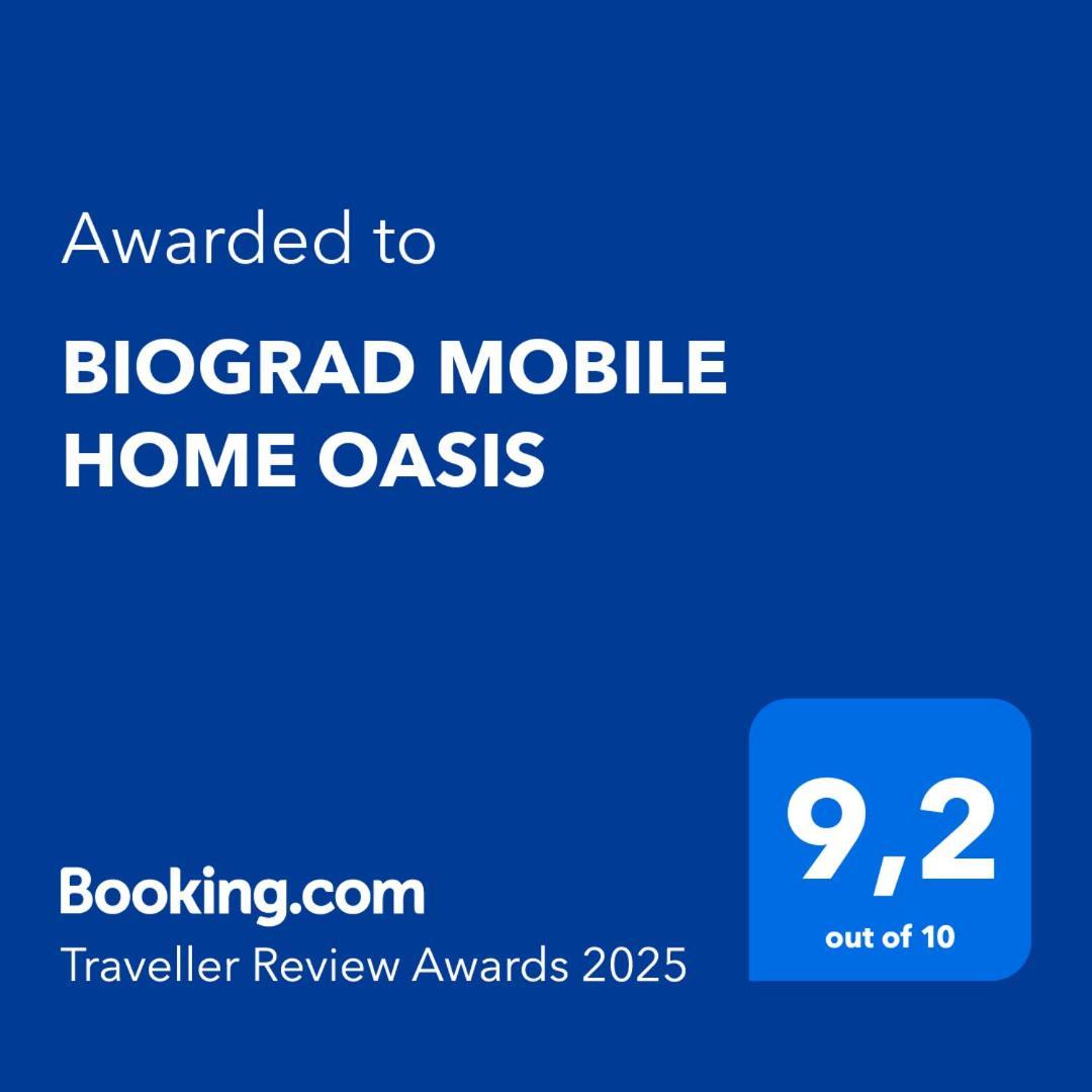 Biograd Mobile Home Oasis 비오그라드나모루 외부 사진